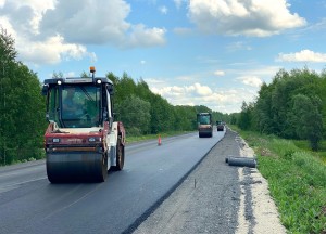 В Томской области продолжается поэтапный ремонт дороги Бакчар – Подгорное – Коломино